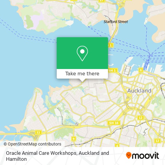 Oracle Animal Care Workshops地图