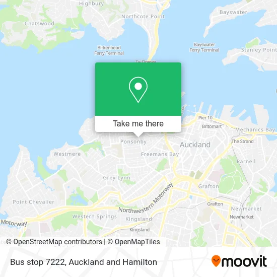 Bus stop 7222 map