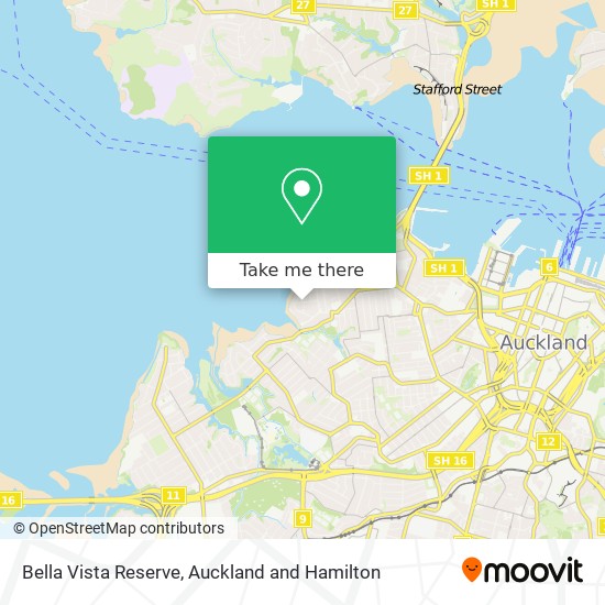 Bella Vista Reserve map