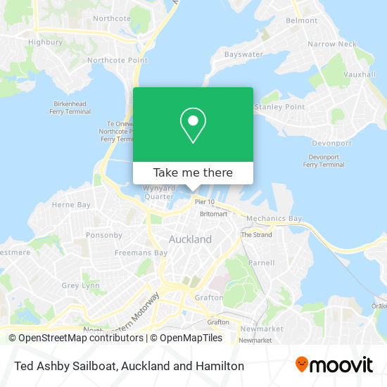 Ted Ashby Sailboat map