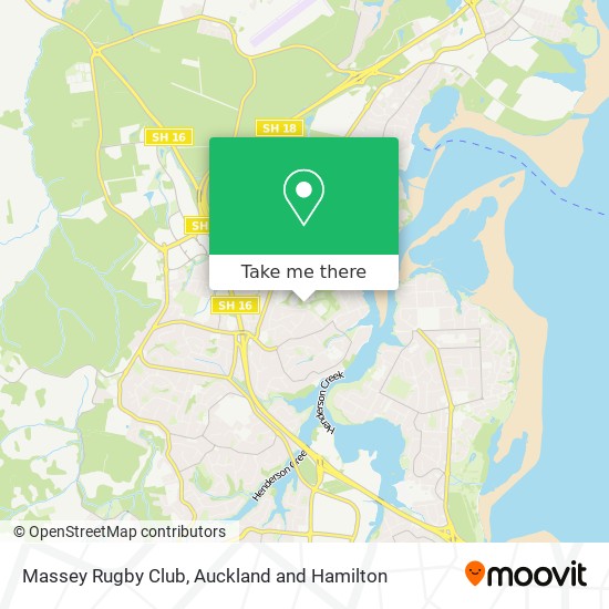 Massey Rugby Club map