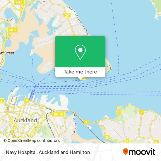 Navy Hospital map