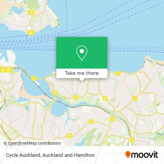 Cycle Auckland map