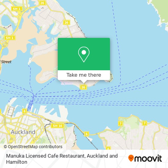 Manuka Licensed Cafe Restaurant map