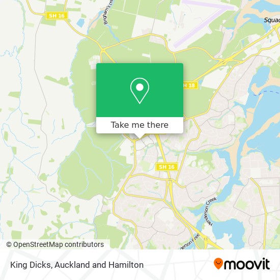 King Dicks map