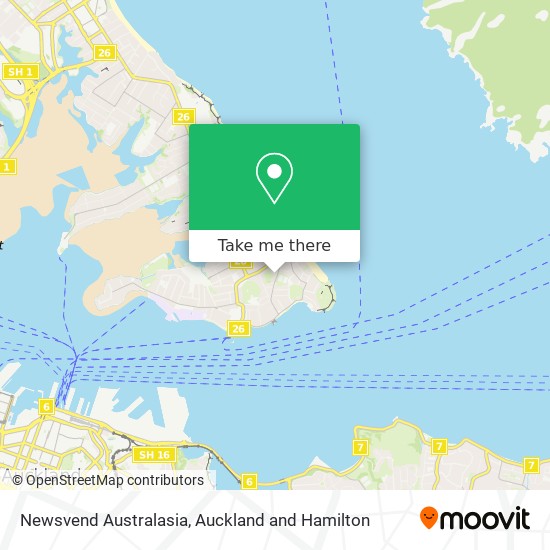 Newsvend Australasia map