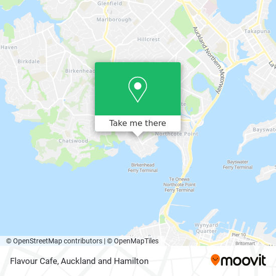 Flavour Cafe map