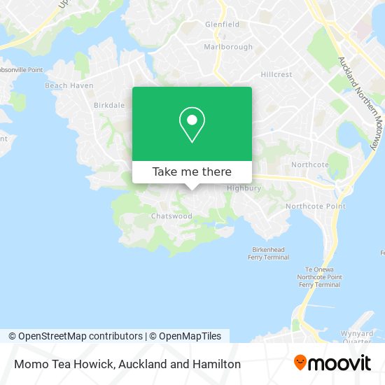 Momo Tea Howick map