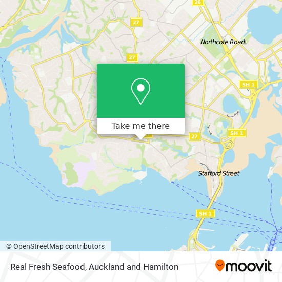 Real Fresh Seafood map