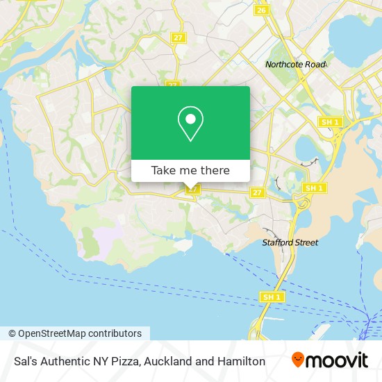 Sal's Authentic NY Pizza地图