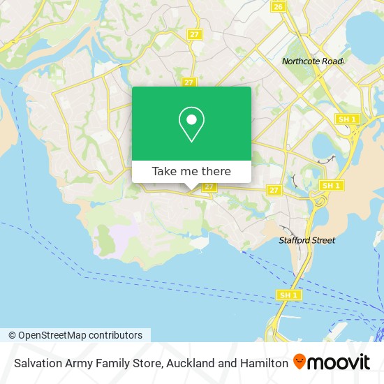 Salvation Army Family Store map