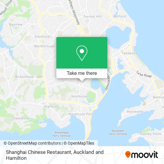 Shanghai Chinese Restaurant map