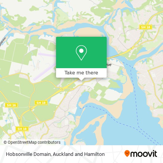 Hobsonville Domain map