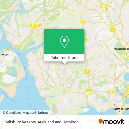 Salisbury Reserve map