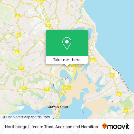 Northbridge Lifecare Trust map