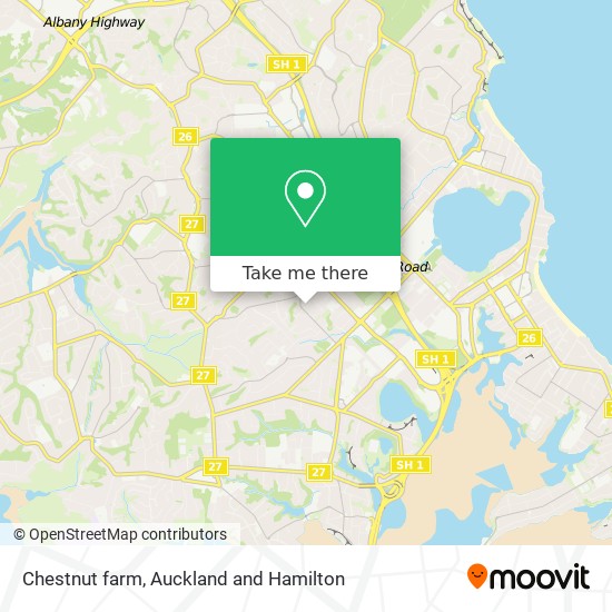 Chestnut farm map
