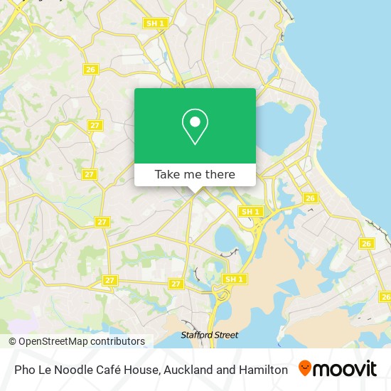 Pho Le Noodle Café House map