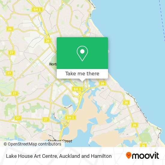 Lake House Art Centre map