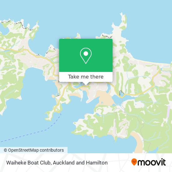 Waiheke Boat Club map