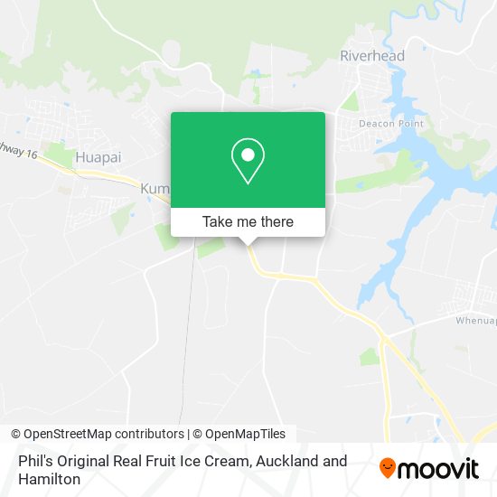 Phil's Original Real Fruit Ice Cream map