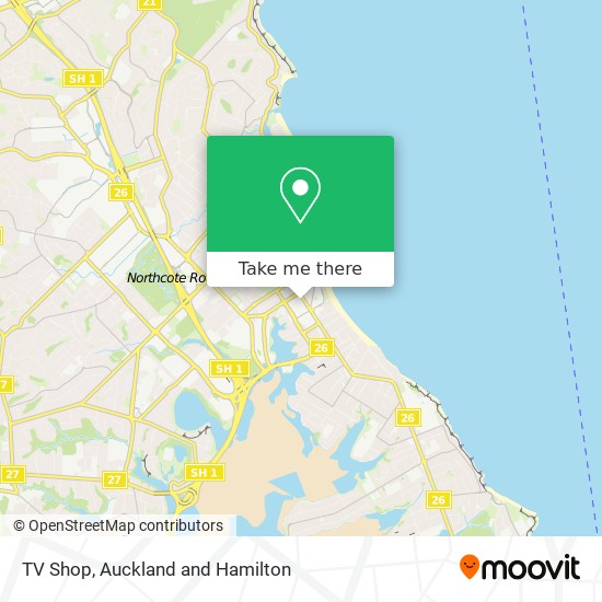 TV Shop map