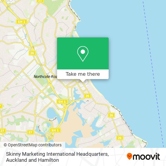 Skinny Marketing International Headquarters map