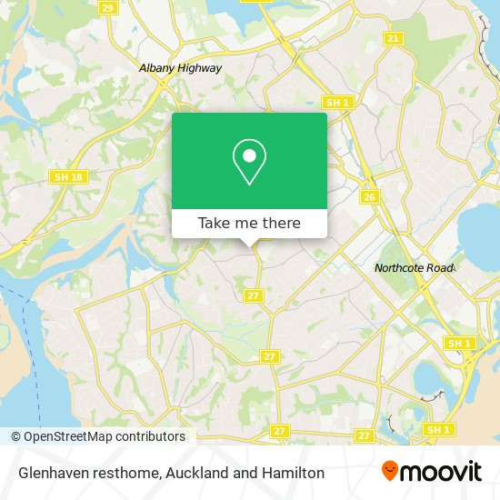 Glenhaven resthome map