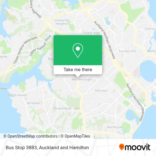 Bus Stop 3883 map