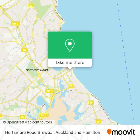 Hurtsmere Road Brewbar map