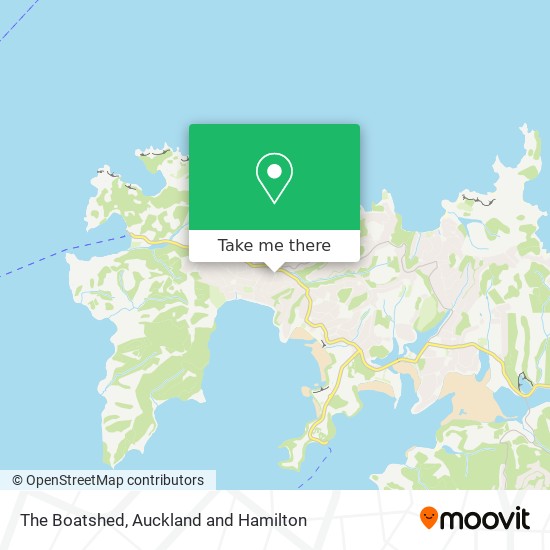 The Boatshed map