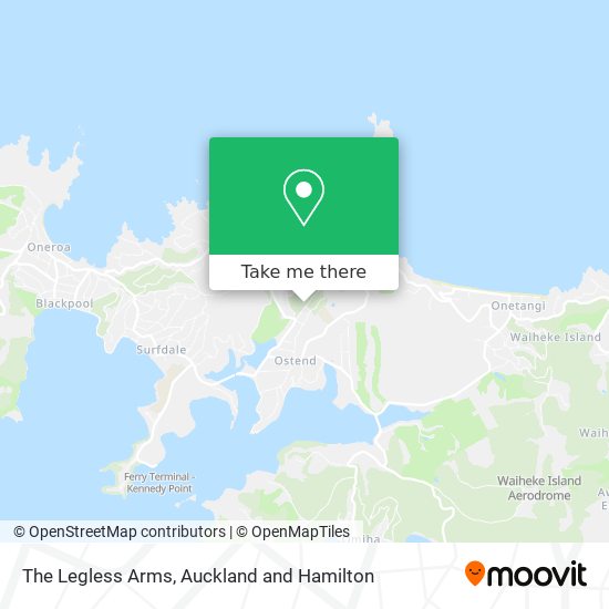 The Legless Arms map