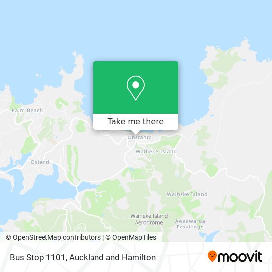 Bus Stop 1101 map