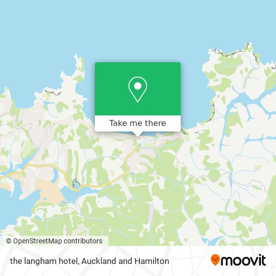 the langham hotel map