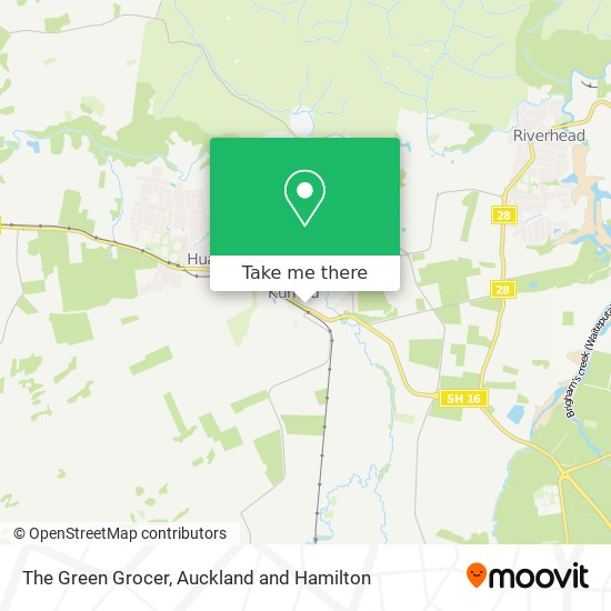 The Green Grocer map