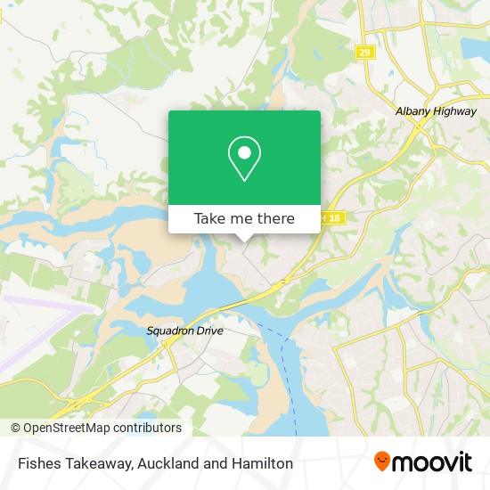 Fishes Takeaway map