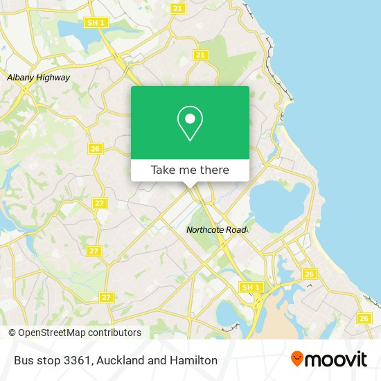 Bus stop 3361 map