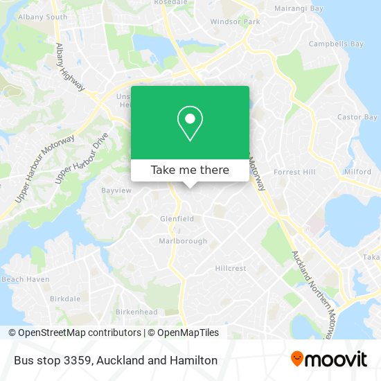 Bus stop 3359 map