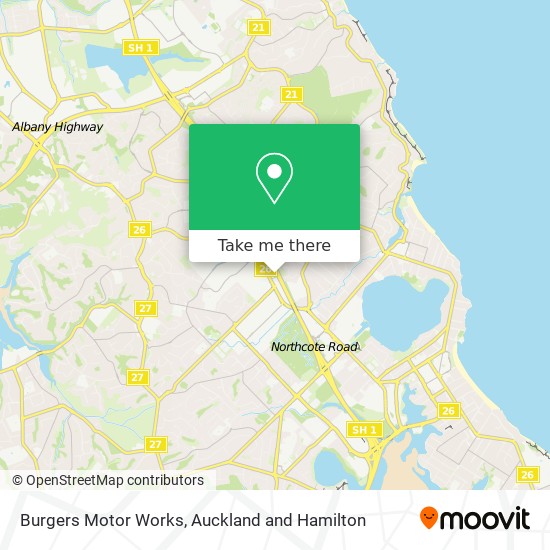 Burgers Motor Works map