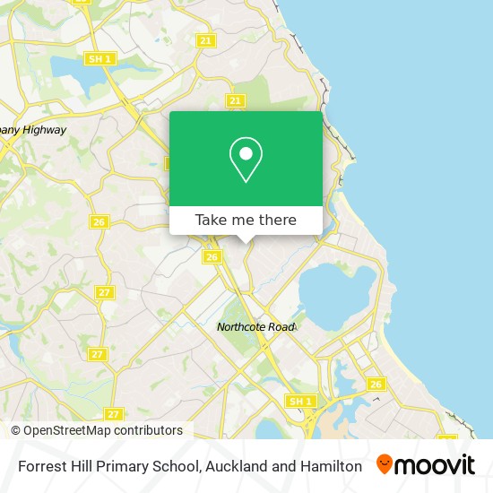 Forrest Hill Primary School地图
