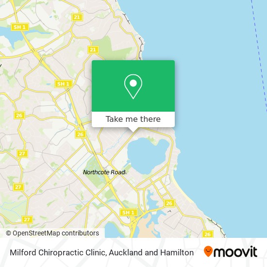 Milford Chiropractic Clinic map