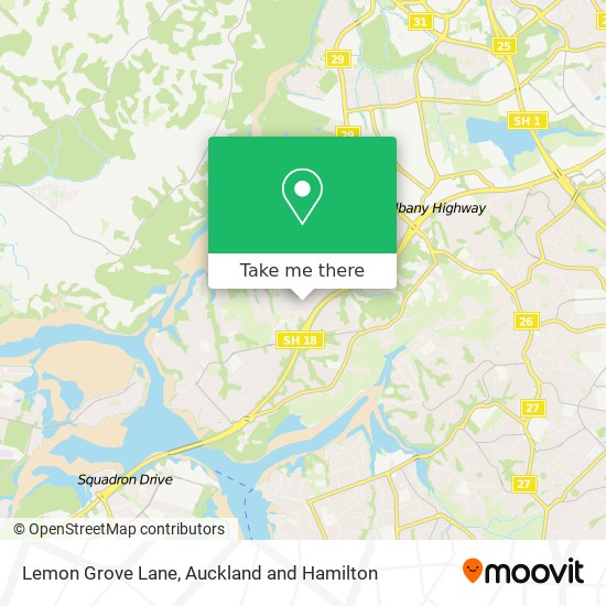 Lemon Grove Lane map
