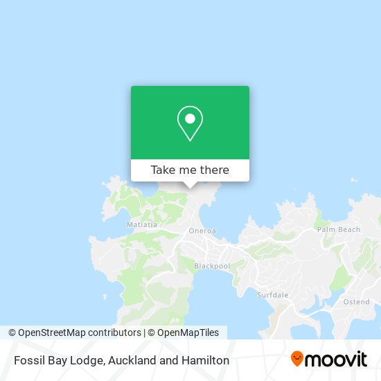 Fossil Bay Lodge map