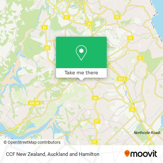 CCF New Zealand map