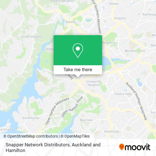 Snapper Network Distributors map