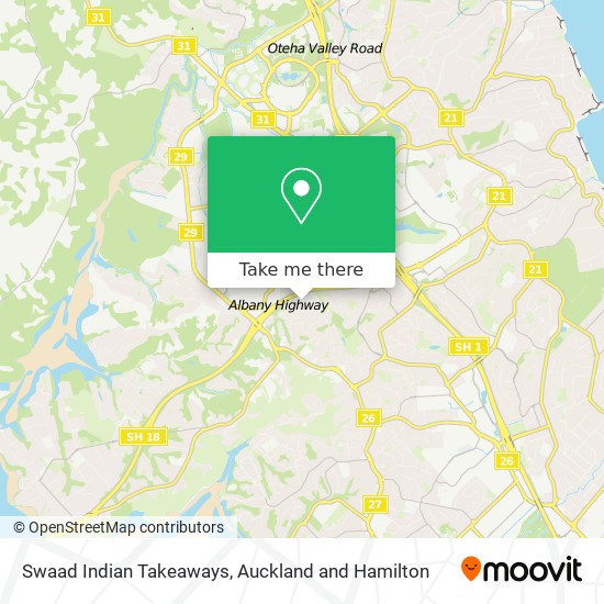 Swaad Indian Takeaways map