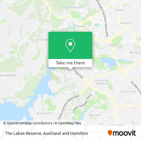 The Lakes Reserve map