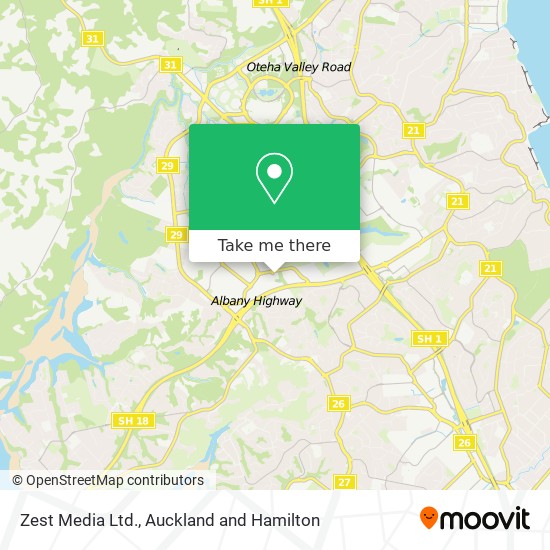 Zest Media Ltd. map