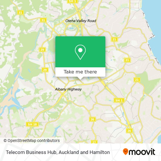 Telecom Business Hub map