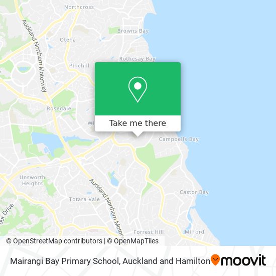 Mairangi Bay Primary School map