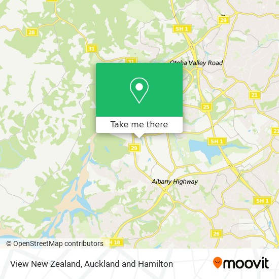 View New Zealand map